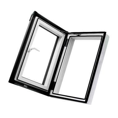 Ocieplony wyłaz dachowy PVC Skylight 55x78 z kołnierzem