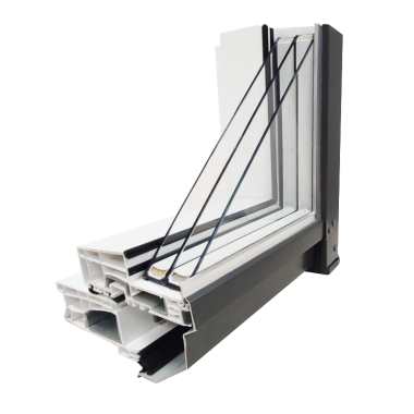 Okno dachowe PVC Supro TRIPLE TERMO 55x118 3 szybowe