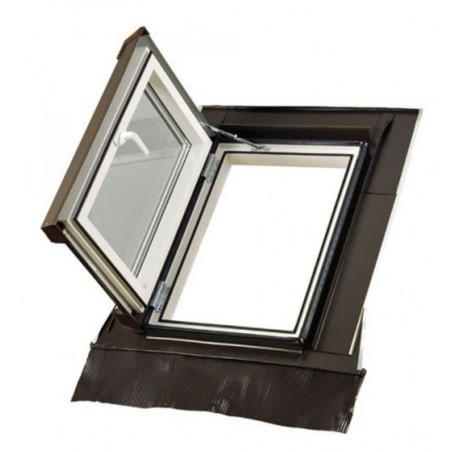 Wyłaz dachowy PVC Skylight 45x73 z kołnierzem falistym + DOSTAWA GRATIS !